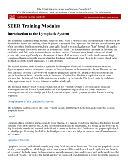 Introduction to the Lymphatic System