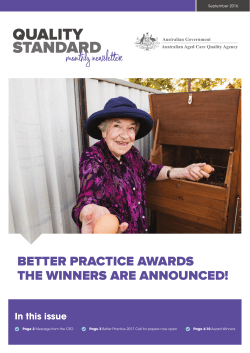 better practice awards the winners