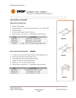 Cable Runway Accessories Factory Assistance: Phone: 909