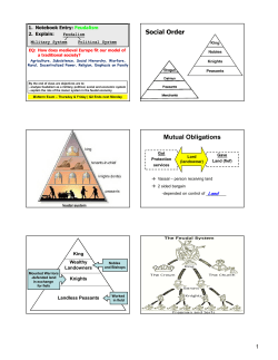 Social Order Mutual Obligations