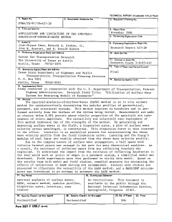 Applications and Limitations of the Spectral-Analysis-of