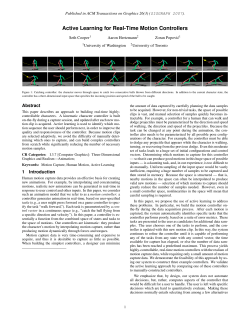 Active Learning for Real-Time Motion Controllers