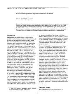 Economic Development and Population Distribution in Albania