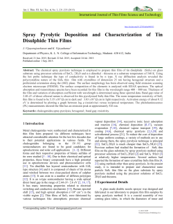 - Natural Sciences Publishing