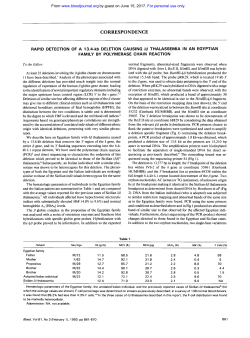 Rapid detection of a 13.4-kb deletion causing delta beta