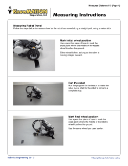 Measuring Instructions
