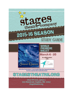 behind the stage door - study guide