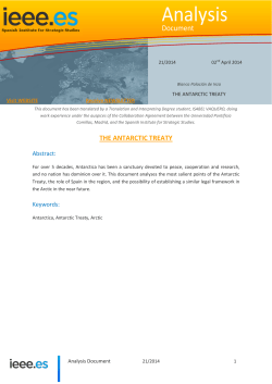 The Antarctic Treaty