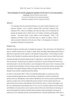 BERA 98 - Cambridge Assessment