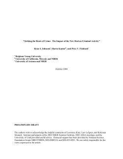 Striking the Roots of Crime: The Impact of the New Deal