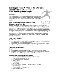 Grades Four-Six What Does a Quarter Weigh?