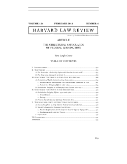 article - Harvard Law Review