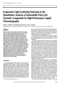 Evaporative Light-Scattering Detection in the Quantitative Analysis