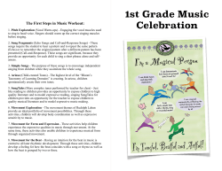 First Music Celebration Program - 2016