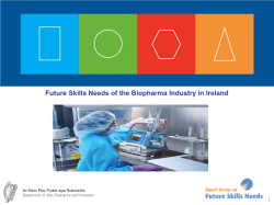 Future Skills Needs of the Biopharma Industry in Ireland (PDF, 18