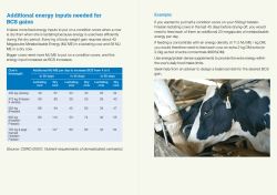 Additional energy inputs needed for BCS gains