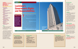 Louisiana`s Government - St. Mary Parish Schools