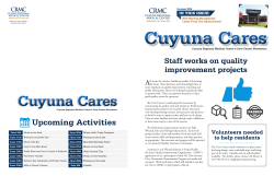 Upcoming Activities - Cuyuna Regional Medical Center