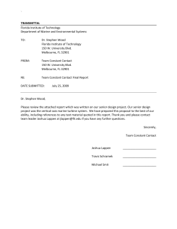 Final Report - My FIT (my.fit.edu)