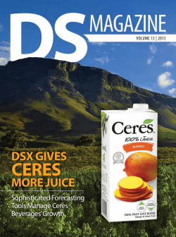 DS Magazine for 2013 - Demand Management Systems