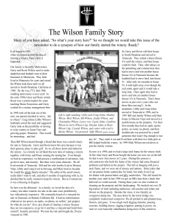 The Wilson Family Story