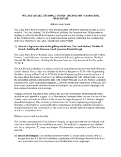 THE LAND DIVIDED, THE WORLD UNITED: BUILDING THE