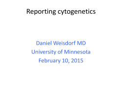 Cytogenetics