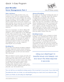 Quick `n Easy Program Just Breathe