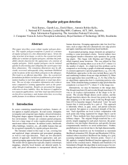 Regular Polygon Detection