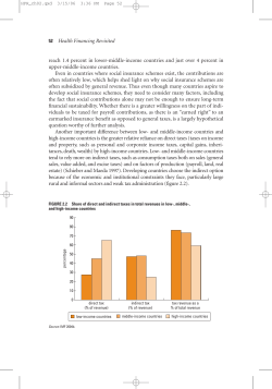 Share of direct and indirect taxes in total revenues in low