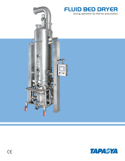 Fluid Bed Dryer - FBD