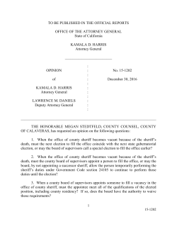 Attorney General Opinion