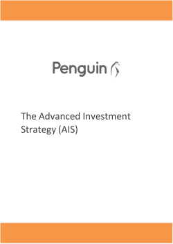 The Advanced Investment Strategy (AIS)
