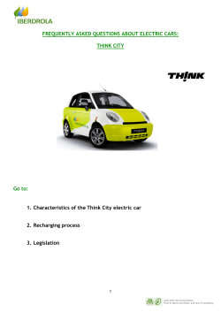 FREQUENTLY ASKED QUESTIONS ABOUT ELECTRIC CARS