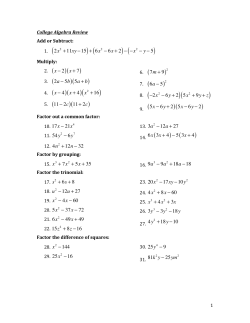 ( ) x + 7