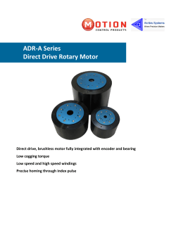 ADR-A Series Direct Drive Rotary Motor