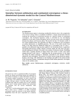 Interplay between subduction and continental convergence: a three