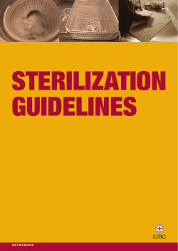 Sterilization Guidelines