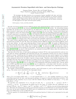 Asymmetric Fermion Superfluid with Inter-and Intra