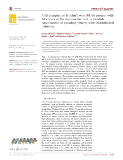 ANS complex of St John`s wort PR-10 protein with 28 copies in the