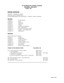 CLASS VII 2016 &ndash; 17 MAIN Pdf New