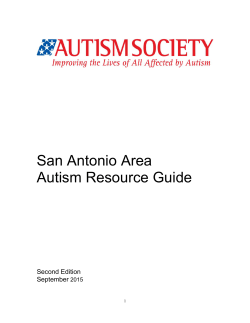 San Antonio - Autism Society of Central Texas