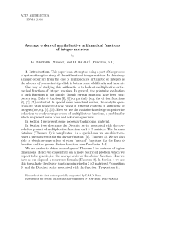 Average orders of multiplicative arithmetical functions of integer
