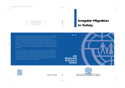 Irregular Migration to Turkey - IOM Publications