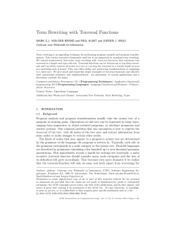 Term Rewriting with Traversal Functions