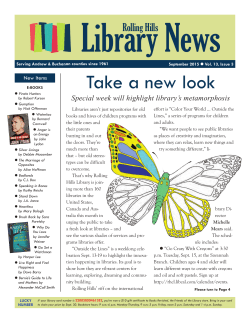 September 2015: Colorful Change - Rolling Hills Consolidated Library