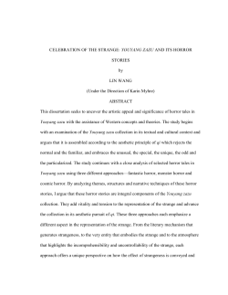 CELEBRATION OF THE STRANGE - UGA Electronic Theses and