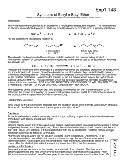 Synthesis of Ethyl n-Butyl Ether