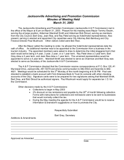 Jacksonville Advertising and Promotion Commission