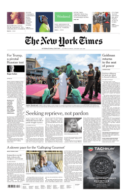 Seeking reprieve, not pardon